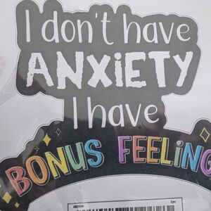 Anxiety Humor Decal